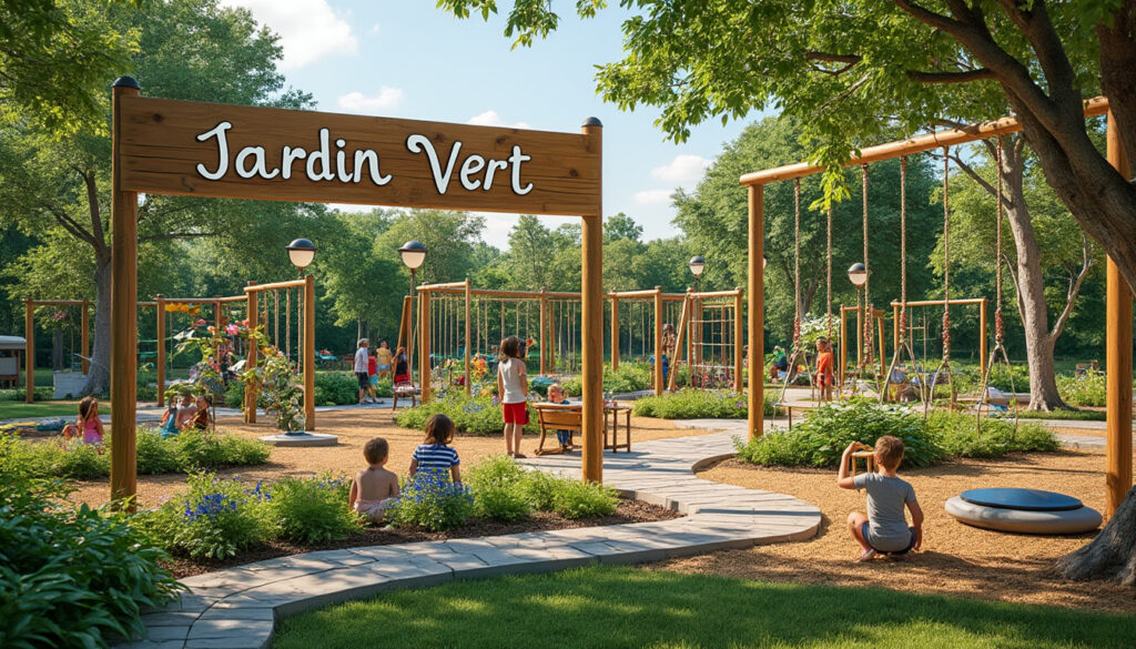 découvrez comment une designer d'intérieur allie créativité et écoresponsabilité dans la création d'une aire de jeu captivante, alliant plaisir et respect de l'environnement.