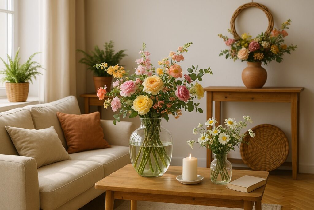 Égayer la maison avec des décorations florales
