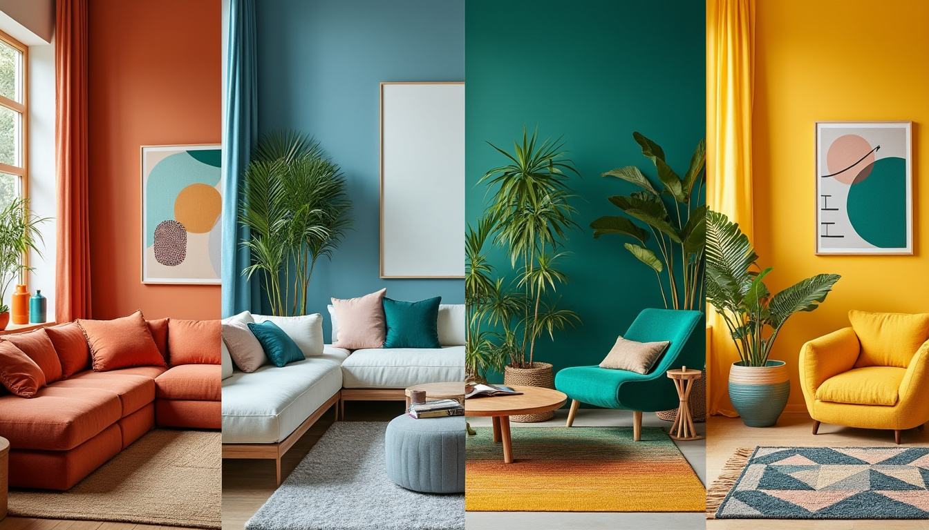 découvrez les 4 couleurs tendance qui transformeront votre intérieur en 2025. boostez votre décoration avec des nuances modernes et rafraîchissantes qui apporteront style et harmonie à votre espace. inspirez-vous des dernières tendances pour un chez-vous à la pointe !