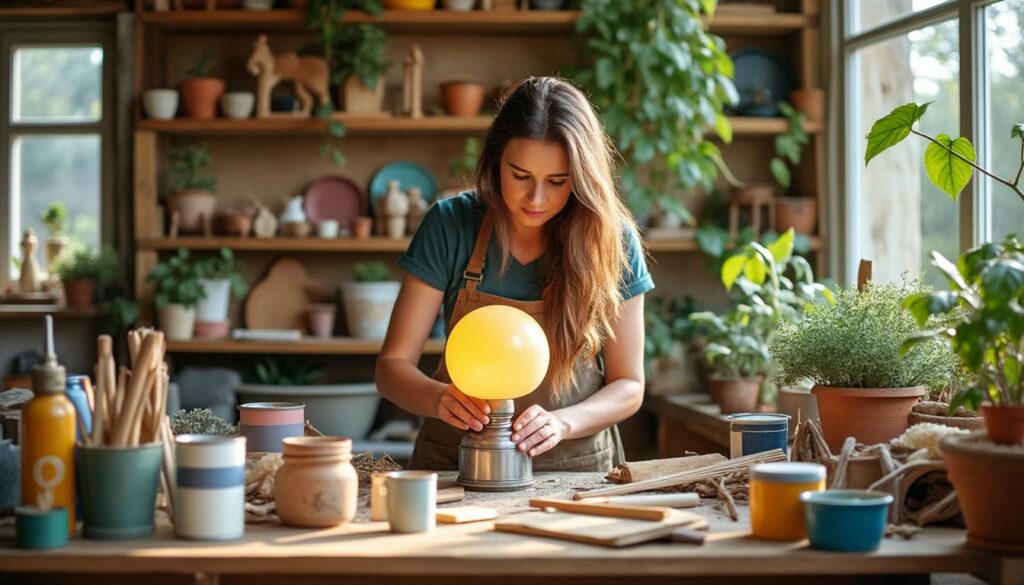 découvrez l'univers d'une artisane passionnée, située près de châteaubriant, qui redonne vie à des objets de décoration vintage à travers une approche éco-responsable. alliez esthétique et durabilité pour embellir votre intérieur avec des pièces uniques et respectueuses de l'environnement.