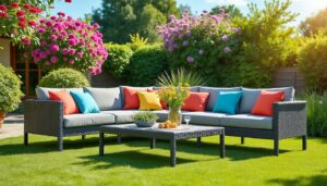 découvrez notre offre exceptionnelle sur un salon de jardin de qualité à prix réduit ! profitez d'une réduction impressionnante pour embellir votre extérieur sans vous ruiner. ne manquez pas cette opportunité pour créer un espace convivial et accueillant.