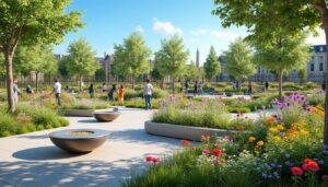 découvrez le nouveau jardin en plein cœur de caen, un espace verdoyant tant attendu qui remplace les anciennes palissades après huit ans d'attente. un havre de paix pour les habitants et les visiteurs, propice à la détente et à la convivialité.