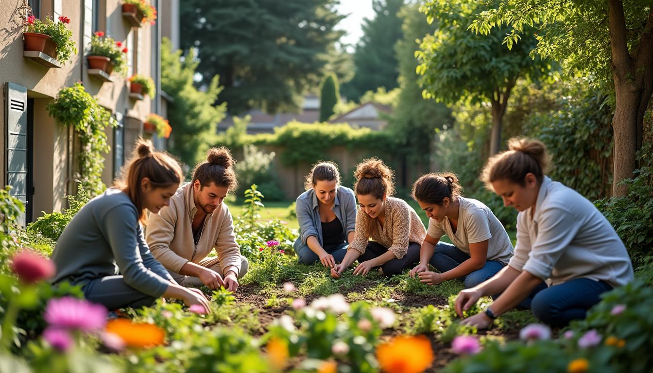 découvrez comment les habitants du 8e arrondissement de lyon se mobilisent pour restaurer la sérénité de leur jardin. unis par un objectif commun, ils partagent leurs initiatives et leur passion pour créer un espace de paix et de convivialité au cœur de leur quartier.
