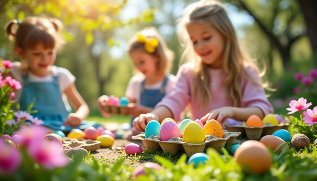 découvrez des idées d'activités écolos à réaliser avec les enfants pour célébrer une fête de pâques responsable. des diy créatifs, des chasses aux œufs durables et des jeux en plein air qui sensibilisent à l'écologie tout en s'amusant en famille.