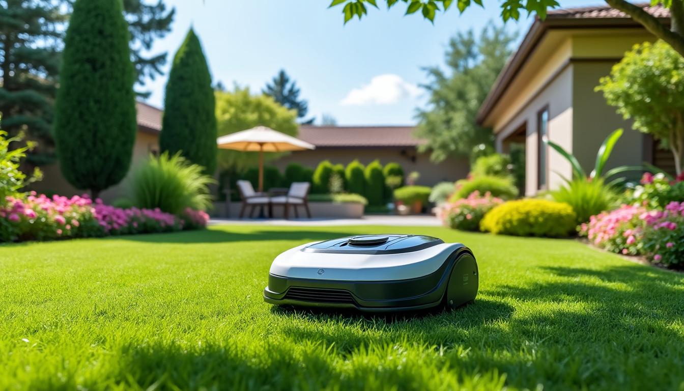 dites adieu à la corvée de la tonte de gazon sous le soleil ! découvrez notre robot tondeuse économique qui s'occupe de votre pelouse de manière autonome, pour un jardin toujours impeccablement entretenu sans effort.