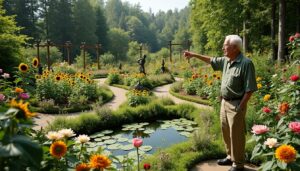 découvrez un jardin exceptionnel de 3 hectares, façonné à la main par un passionné de 80 ans. explorez les merveilles de cet espace unique, où chaque recoin raconte une histoire, et laissez-vous inspirer par la beauté de la nature à travers les yeux d'un jardinier dévoué.