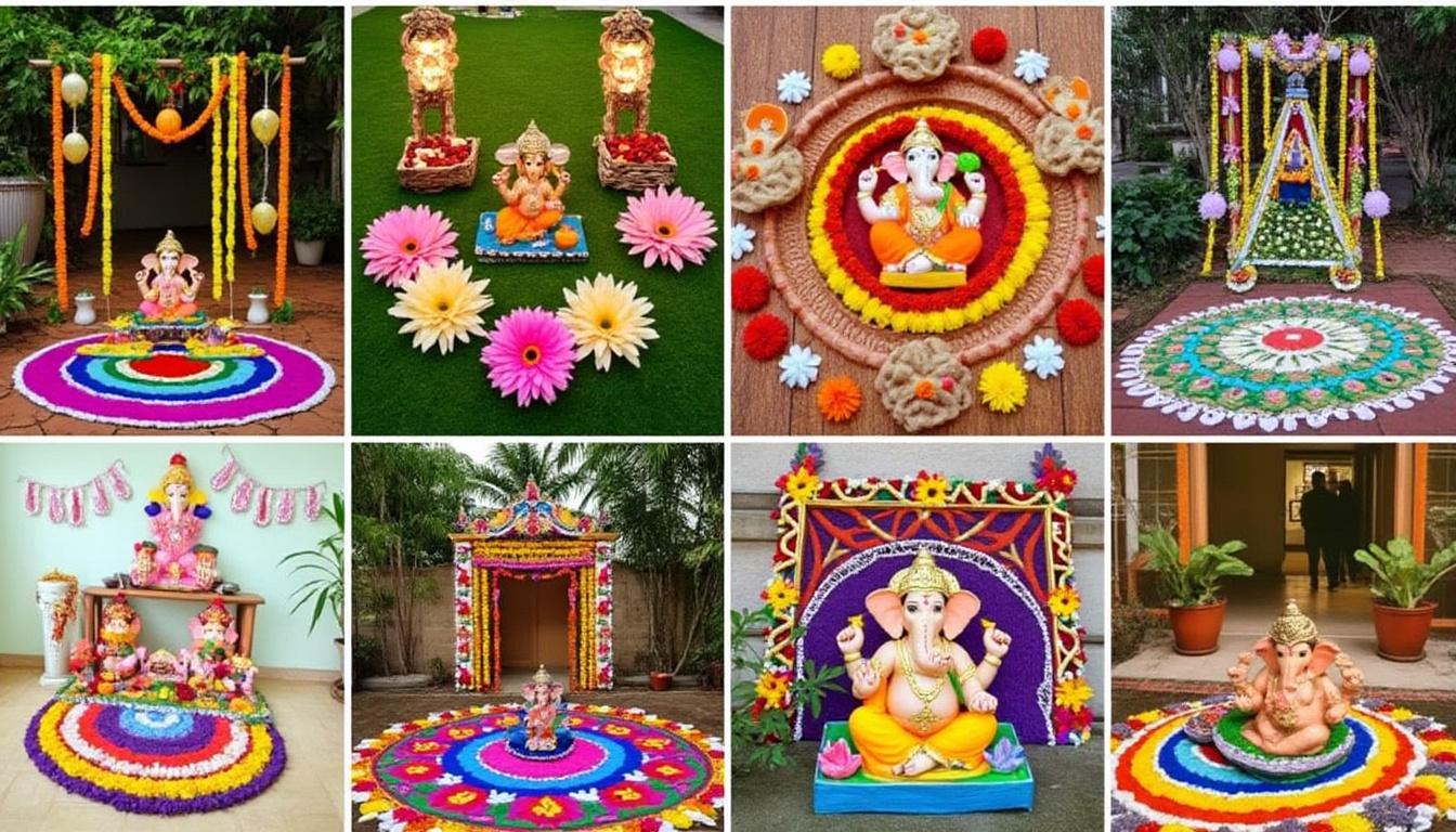 découvrez 8 idées de décorations diy originales pour ganesh chaturthi 2025, alliant écologie et spiritualité. embellissez votre célébration avec des astuces créatives, respectueuses de l’environnement et faciles à réaliser chez vous.