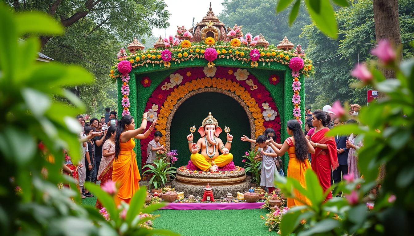 découvrez comment célébrer ganesh chaturthi 2025 de façon écologique en adoptant des pratiques respectueuses de l'environnement et en rendant hommage à ganesh tout en préservant la planète.