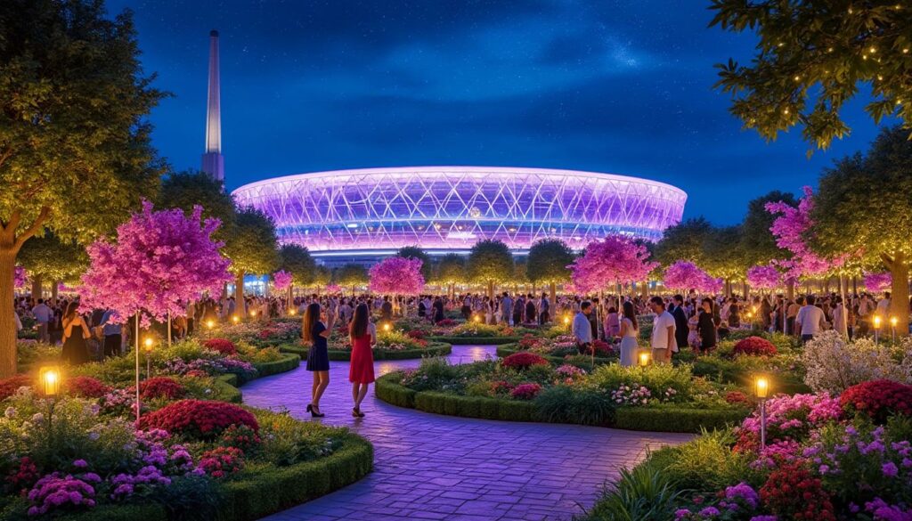 découvrez garden parvis, un événement estival incontournable aux portes de paris la défense arena : ambiance conviviale, animations gratuites, food courts, concerts en plein air et moments magiques à partager en famille ou entre amis !