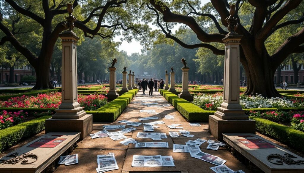 découvrez l'histoire fascinante d'un jardin emblématique, au cœur d'un conflit politique où se mêlent inculture, imposture et incitation au vandalisme. plongez dans un récit captivant qui met en lumière les enjeux sociétaux et environnementaux de notre temps.