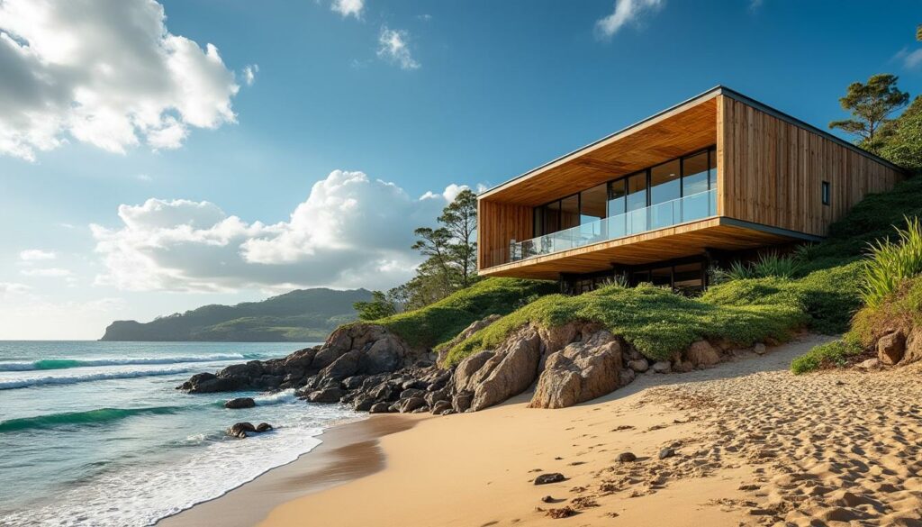 découvrez une maison écologique idéale pour les surfeurs en australie, offrant confort, durabilité et sérénité au bord des vagues. profitez d’un havre de paix respectueux de l’environnement pour vivre pleinement votre passion du surf.