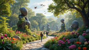 participez ce samedi à une promenade unique dans le jardin extraordinaire : découvrez une rencontre fascinante entre l’art et la botanique, pour une expérience sensorielle inoubliable.