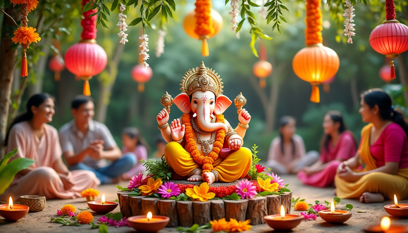 découvrez des idées de décoration éco-responsable pour célébrer ganesh chaturthi 2025. adoptez des alternatives durables pour une fête respectueuse de l’environnement et pleine de sens, tout en honorant ganesh !