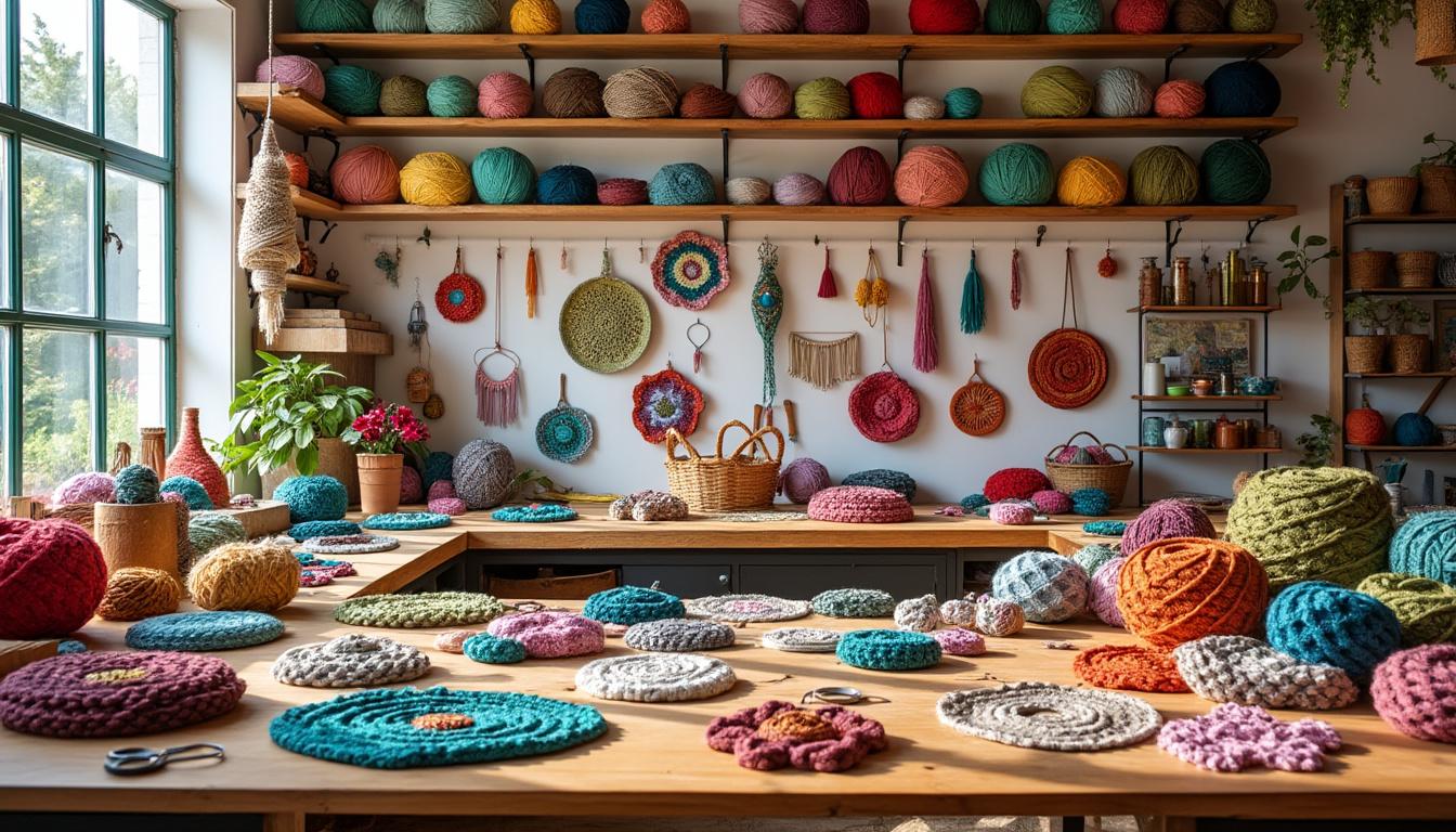 découvrez l'atelier chenoa dans l'hérault, artisan passionné de décorations et bijoux en crochet éthiques et durables. offrez-vous des créations uniques, faites main et respectueuses de l’environnement.