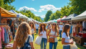 participez au marché aux puces écoresponsable : quatre jours pour chiner des vêtements et meubles à petits prix, tout en privilégiant des achats durables et responsables !