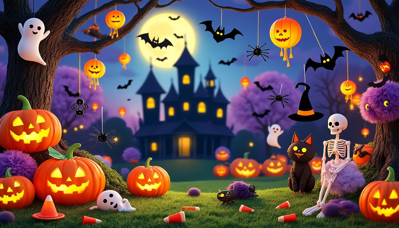 découvrez plus de 25 idées de décorations d'halloween originales et amusantes pour enfants, étudiants et petits monstres en 2025. inspirez-vous pour créer une fête terrifiante et ludique à la maison ou à l'école !