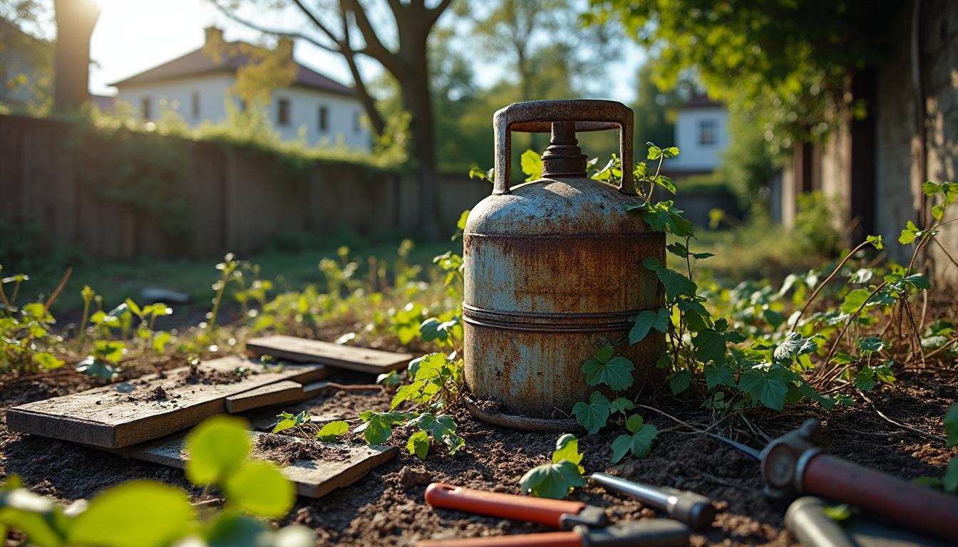 découvrez comment l'abandon d'une bouteille de gaz dans un jardin a causé des nuisances et perturbé le quotidien des habitants d'un quartier des yvelines en raison d’un chantier problématique.