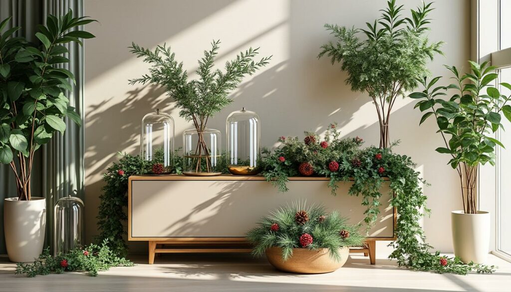 découvrez comment créer une ambiance de noël élégante et naturelle avec une décoration végétale unique, sans utiliser de sapin ni de couronne traditionnelle.