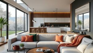 découvrez les 4 couleurs incontournables de l'année pour transformer votre chambre, salon et cuisine en espaces élégants et accueillants.