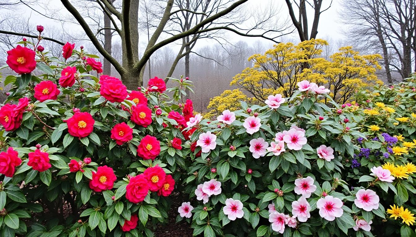 découvrez les meilleurs arbustes qui illuminent votre jardin avec leurs fleurs colorées tout au long de l'hiver, apportant vie et éclat pendant la saison froide.