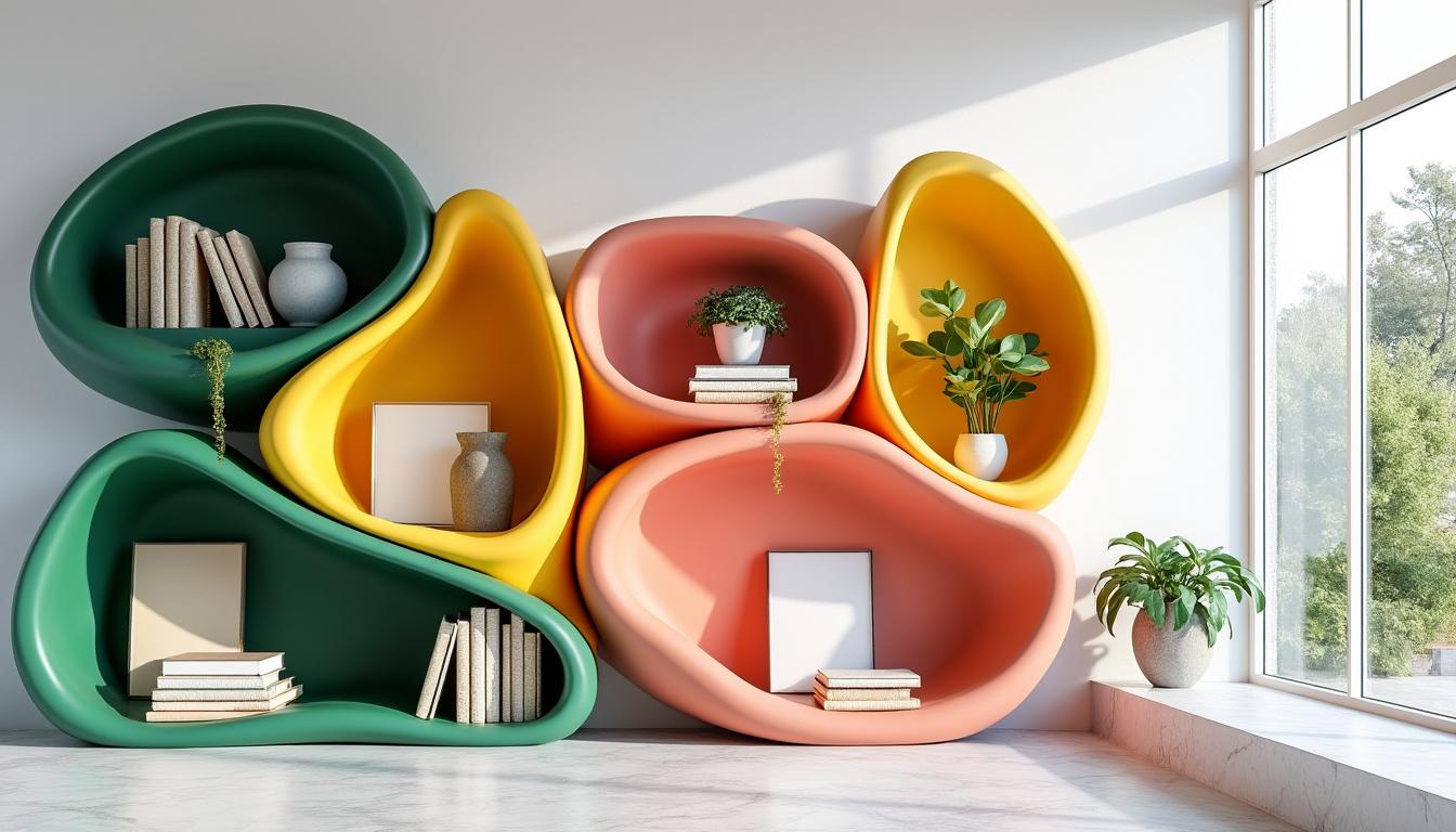 découvrez comment créer une étagère organique aux couleurs vives, la tendance déco incontournable pour apporter fraîcheur et dynamisme à votre intérieur.