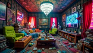 découvrez pourquoi la déco saturée, avec son excès de couleurs et de stimuli, finit par agacer de plus en plus les spécialistes en design d'intérieur.