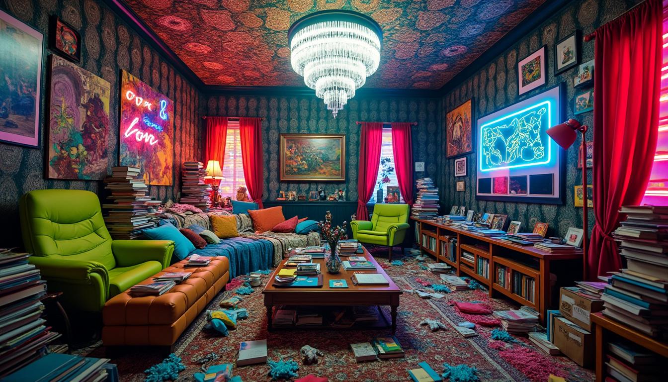 découvrez pourquoi la déco saturée, avec son excès de couleurs et de stimuli, finit par agacer de plus en plus les spécialistes en design d'intérieur.