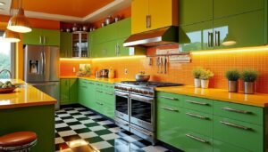 découvrez comment, en 2026, les finitions brillantes emblématiques des années 70 font leur grand retour pour métamorphoser vos cuisines en véritables icônes rétro et élégantes.