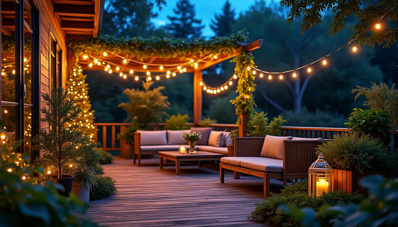 découvrez des idées d'illuminations écologiques pour sublimer votre jardin et balcon, parfaites à offrir pour noël et créer une ambiance festive et respectueuse de l'environnement.