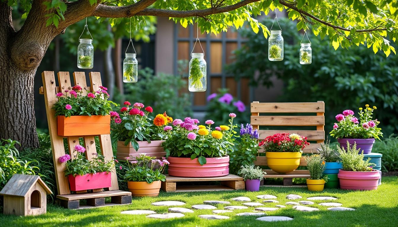 découvrez des idées ingénieuses et gratuites pour décorer votre jardin avec créativité et sans dépenser un sou. transformez votre espace extérieur facilement et à petit prix !