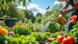 découvrez les activités incontournables à réaliser dans votre jardin au mois d'août pour entretenir vos plantes, récolter vos fruits et légumes, et préparer votre espace pour la rentrée.