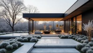 découvrez comment un jardin d’hiver audacieux et un aménagement minimaliste révolutionnent le paysage morose de février, apportant innovation et fraîcheur à votre espace extérieur.