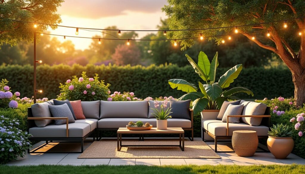 découvrez notre salon de jardin 4 places à seulement 236,99 €, idéal pour transformer votre espace extérieur en un havre de paix confortable et élégant. profitez de cette offre exceptionnelle dès maintenant !