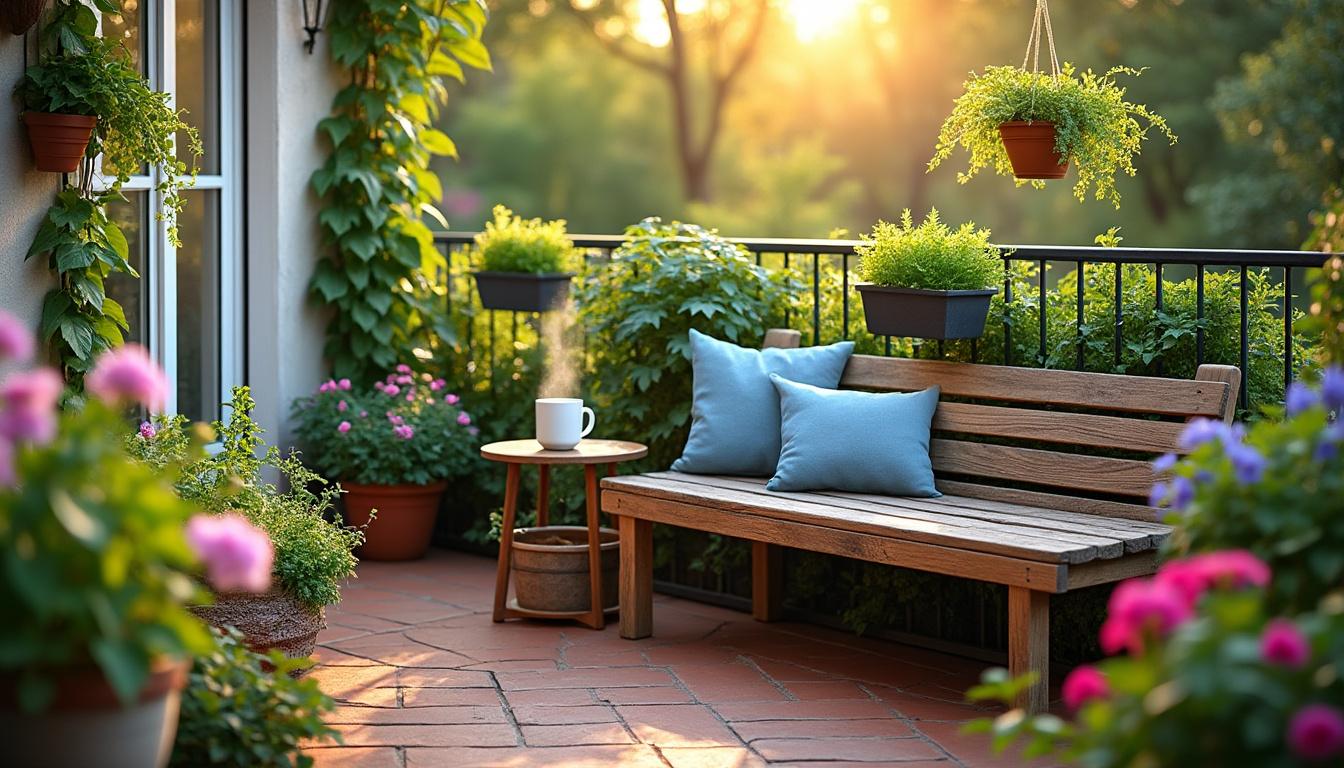 découvrez comment transformer votre balcon en un véritable havre de paix grâce à ce meuble de jardin élégant et confortable, disponible à moins de 40 euros. profitez d'un espace extérieur cosy sans vous ruiner !