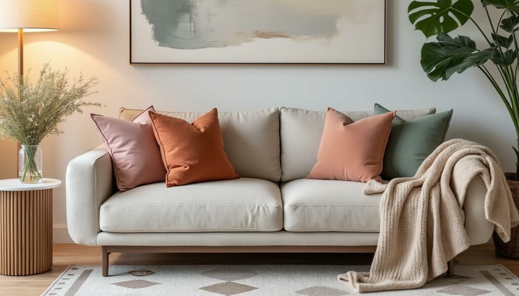 découvrez comment sublimer votre canapé en un véritable écrin digne d'un boutique-hôtel avec des astuces simples et élégantes pour moins de 15 €. donnez une nouvelle vie à votre salon sans vous ruiner !