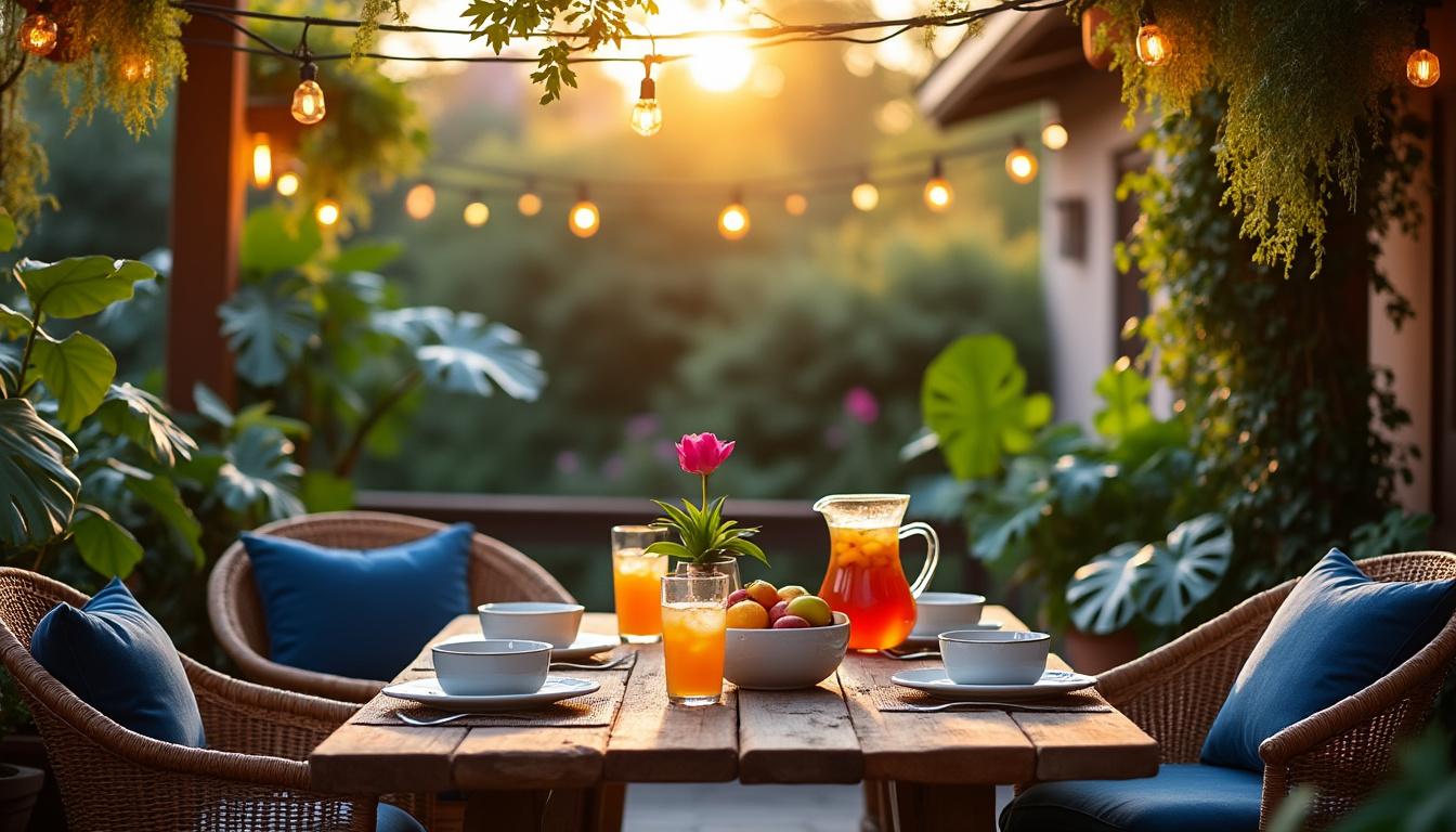 découvrez comment un détail simple a métamorphosé ma terrasse ordinaire en un lieu chaleureux et accueillant, au point de surprendre agréablement mes voisins.
