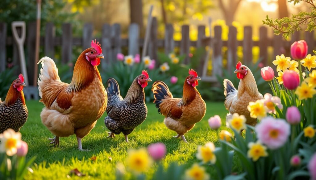 découvrez comment les poules en liberté transforment votre jardin au printemps. adoptez ces 5 variétés magnifiques pour un jardin parfait et écologique.
