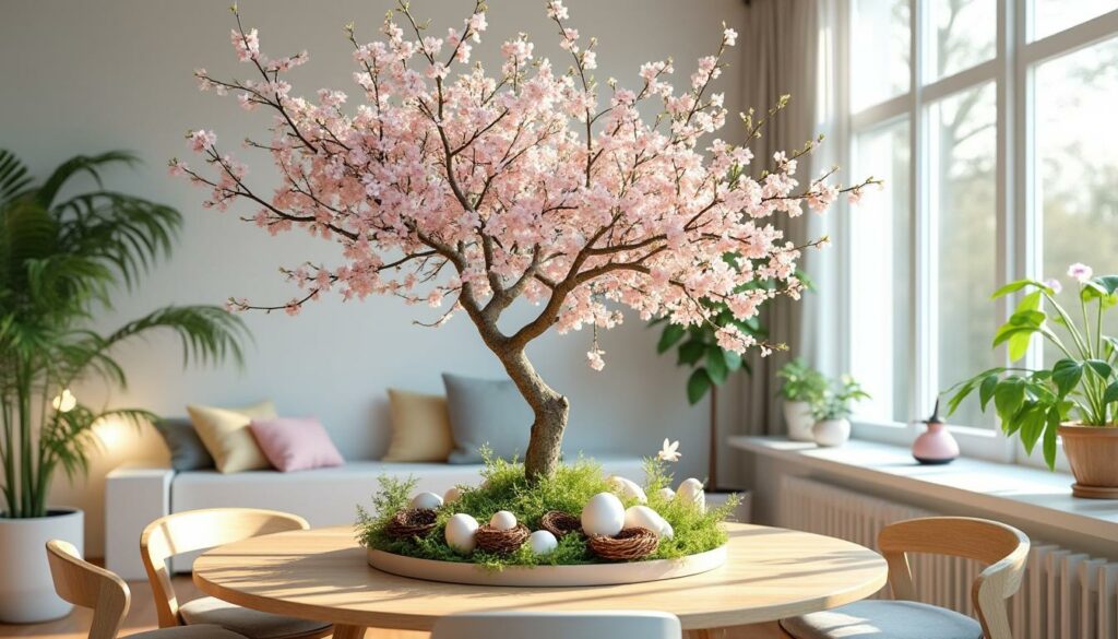 découvrez l'arbre printanier, la nouvelle tendance déco pour pâques 2026, qui remplace le traditionnel sapin de noël et apporte fraîcheur et élégance à votre intérieur.