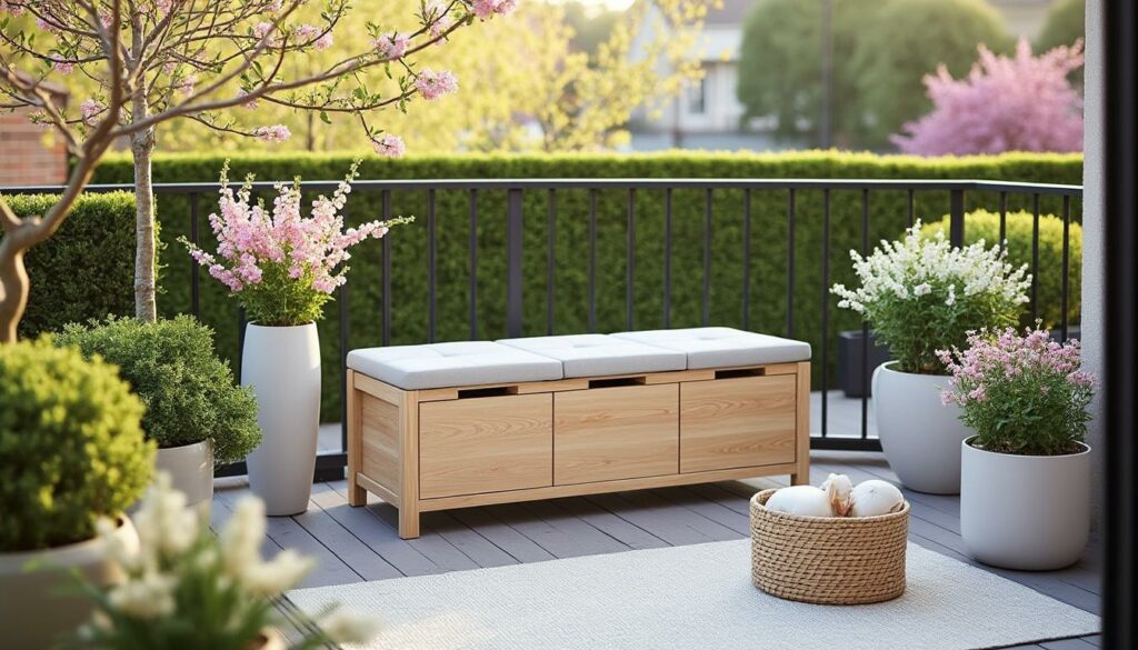 découvrez ce meuble de balcon ikea à moins de 50 € avec rangement intégré, idéal pour transformer votre espace extérieur ce printemps en un lieu à la fois pratique et convivial.