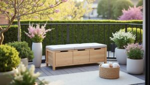 découvrez ce meuble de balcon ikea à moins de 50 € avec rangement intégré, idéal pour transformer votre espace extérieur ce printemps en un lieu à la fois pratique et convivial.
