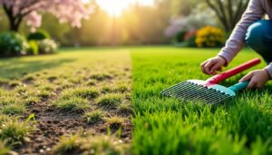 découvrez les 2 actions indispensables à effectuer avant le printemps pour revitaliser votre pelouse et lui redonner toute sa santé et sa beauté.