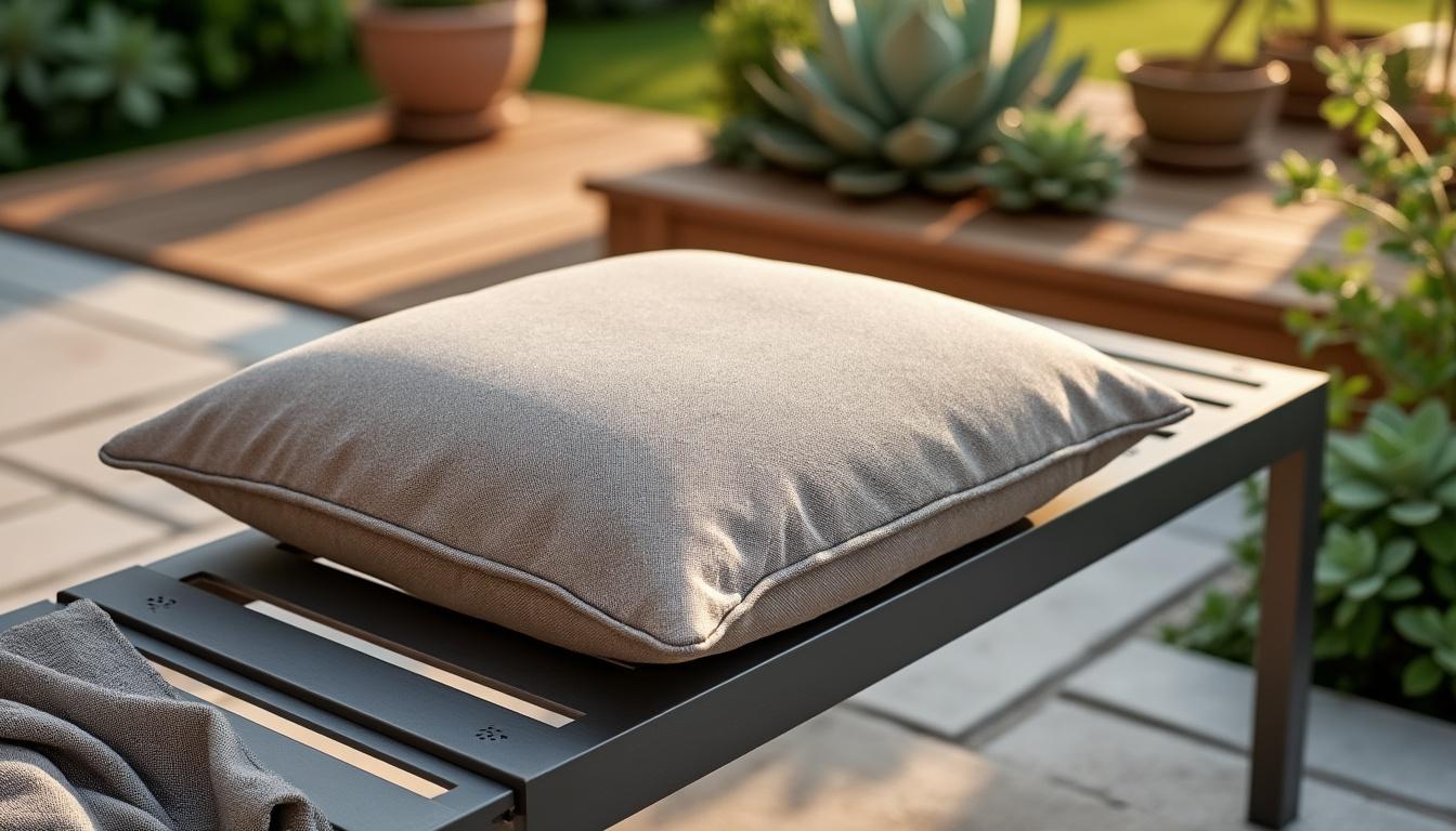 découvrez notre coussin extérieur alliant résistance et style, idéal pour sublimer et conforter votre terrasse et jardin toute l'année.