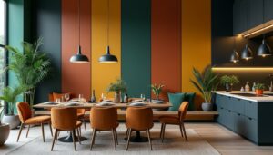 explorez les couleurs audacieuses et inattendues qui transformeront les salles à manger en 2026, mettant fin à la dominance du blanc pour un intérieur vibrant et moderne.
