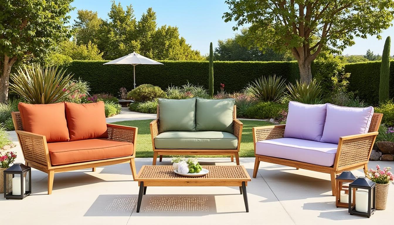 profitez du retour du soleil avec 3 salons de jardin irrésistibles chez maisons du monde, alliant style et petits prix pour sublimer vos espaces extérieurs.