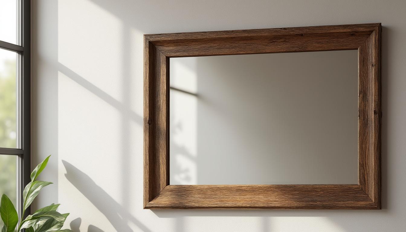 découvrez nos miroirs en bois alliant chaleur et authenticité pour sublimer vos murs avec une touche naturelle et élégante.