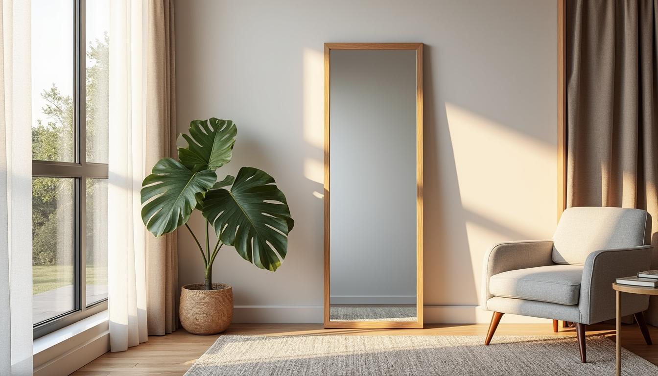découvrez nos conseils pour bien choisir un miroir sur pied et trouver l'emplacement idéal dans votre intérieur afin d'allier praticité et esthétique.