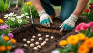 découvrez les conseils d'un paysagiste pour replanter vos bulbes à la profondeur idéale et garantir une floraison splendide à chaque saison.