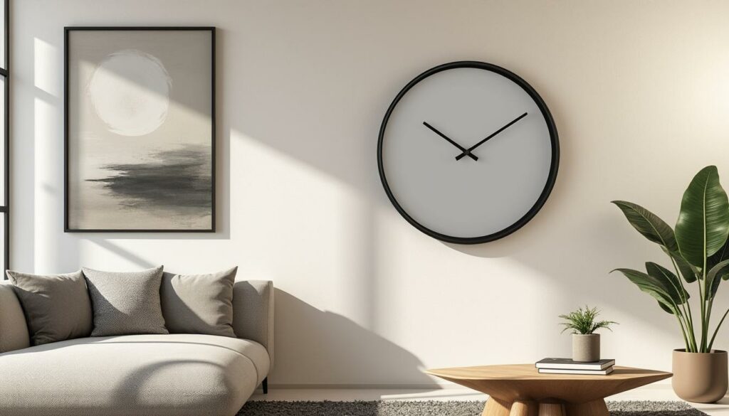 découvrez la pendule murale moderne, alliant design contemporain et fonctionnalité, pour sublimer votre intérieur comme un véritable objet déco.