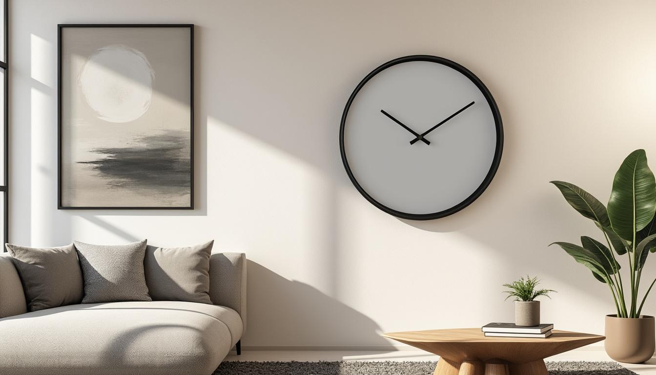découvrez la pendule murale moderne, alliant design contemporain et fonctionnalité, pour sublimer votre intérieur comme un véritable objet déco.