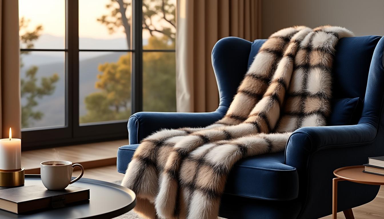 découvrez le confort luxueux des plaids en fourrure et fausse fourrure, alliant douceur, chaleur et élégance pour votre intérieur.
